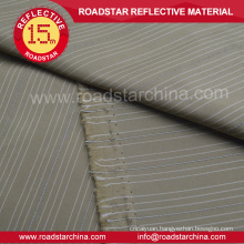 High visibility polyester reflective fabric for clothing